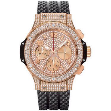 Factory Offers Customized Men's 18k Rose Gold with Diamonds Automatic Watches 341.PX.9010.RX.1704