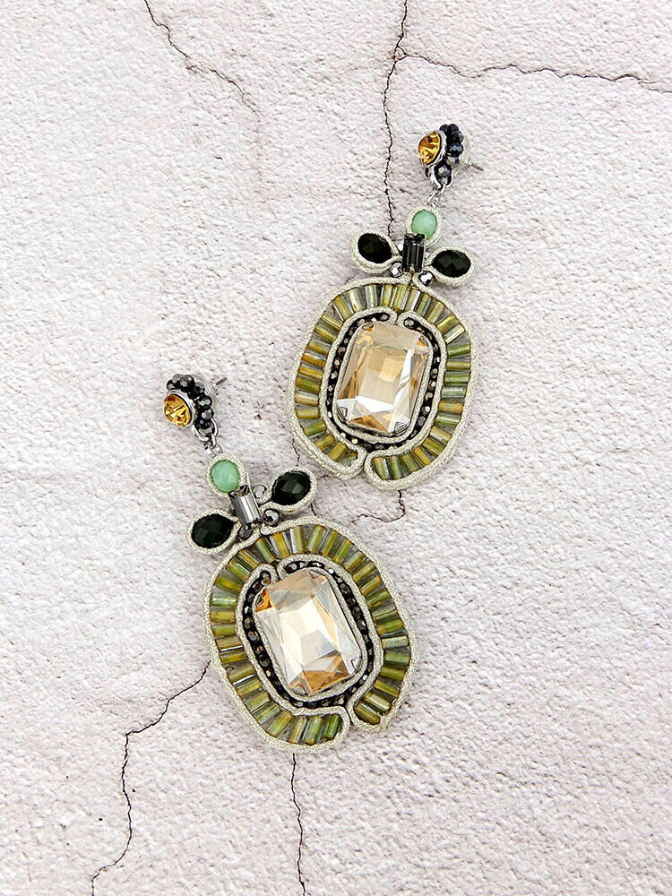 Wholesale Raffia Statement Earrings