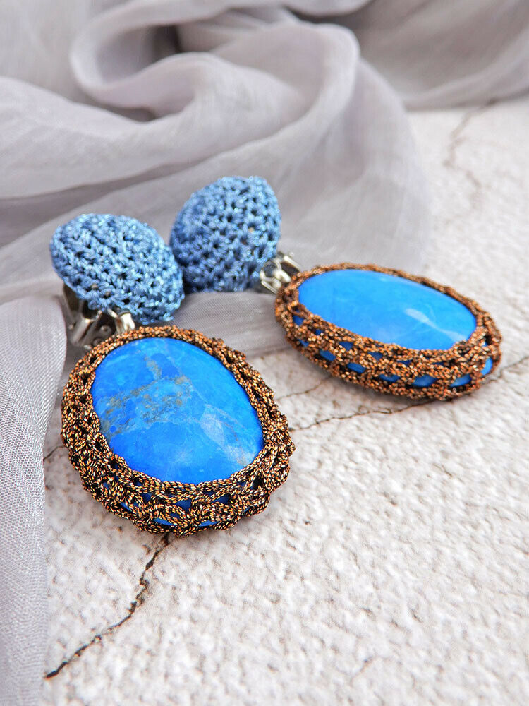 Wholesale Gold Drop Statement Earrings