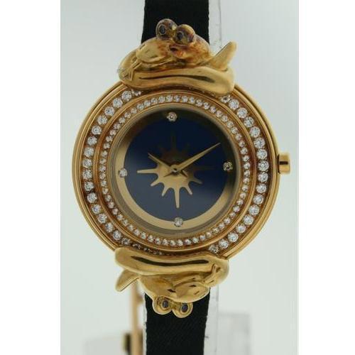 Wholesale Ladies 25mm 18k Yellow Gold Watches 