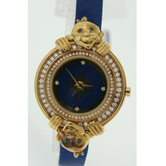 Wholesale Ladies 25mm 18k Yellow Gold Watches 