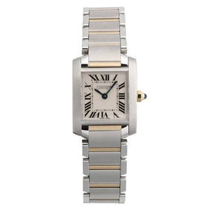 Home Wholesale Classic Customize Ladies 18k Yellow Gold and Stainless Steel Quartz Watches W51007Q4